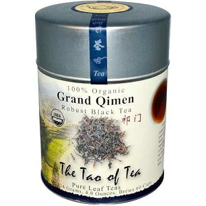 The Tao of Tea�A�O�����h�V��g���A���[�Y���[�t�A�X�C�[�g�A4�I���X�� The Tao of Tea, Grand Qimen Black Tea, Loose Leaf, Sweet , 4 Ounce Tin