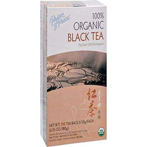 Prince Of Peace, Tea Blackk Organic 100 Count, 6.35 Ounce