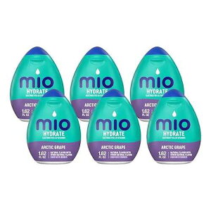 Mio Sport �t�̃E�H�[�^�[�G���n���T�[�A�A�[�N�e�B�b�N�O���[�v�A1.62 �I���X�A6 �p�b�N Mio Sport Liquid Water Enhancer, Arctic Grape, 1.62 OZ, 6-Pack