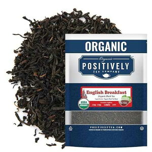Organic Positively Tea Company, English Breakfast Black Tea, Loose Leaf, 16 Ounce