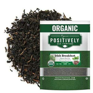 Organic Positively Tea Company, Irish Breakfast Black Tea, Loose Leaf, 16 Ounce