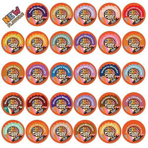Crazy Cups �t���[�o�[�R�[�q�[ �V���O���T�[�u�R�[�q�[�|�b�h - �t���[�o�[�R�[�q�[ �o���G�e�B�p�b�N �`���R���[�g 40 �� Crazy Cups Flavored Coffee in Single Serve Coffee Pods - Flavor Coffee Variety Pack Chocolate