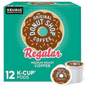 The Original Donut Shop Regular Keurig Single-Serve K-Cup Pods, Medium Roast Coffee, 12 Count