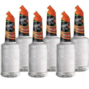 Finest Call �v���~�A�� �g���v���Z�b�N �V���b�v �h�����N �~�b�N�X�A1 ���b�g�� �{�g�� (33.8 �t�ʃI���X)�A6 �p�b�N Finest Call Premium Triple Sec Syrup Drink Mix, 1 Liter Bottle (33.8 Fl Oz), Pack of 6