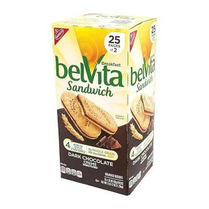 Belvita ���H�r�X�P�b�g�A�`���R���[�g�A25 ���A44 �I���X Belvita Breakfast Biscuits, Chocolate, 25 Count, 44 Ounce