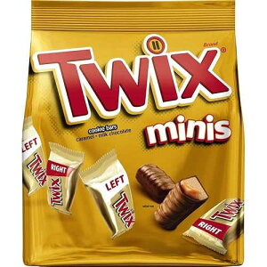 TWIX Caramel Minis Size Chocolate Cookie Candy Bar, Sharing Size, 9.7 oz Bag