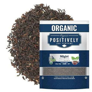 Organic Positively Tea Company, Nilgiri FBOP Black Tea, Loose Leaf, 16 Ounce
