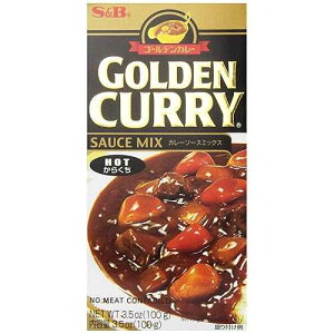 S&B SunBird Golden Curry Mix, Hot, 3.5 oz