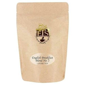 English Tea English Breakfast Blend No. 1 Fine Cut Loose Leaf Bold & Malty Assam-Kenyan Mix Strong Morning Brew in Resealable 4oz Pouch Quick Steep Great Hot or Iced