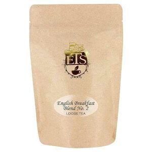 English Breakfast Tea No. 2 by English Tea Store | Loose Leaf Black Tea | Bold Smooth Flavor from Assam Ceylon Kenya | Great with Milk | Medium Caffeine | 4oz Pouch