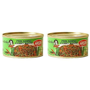 Maesri Prik Khing Curry Paste (Pack of 4) Unknown Maesri Prik Khing Curry Paste (Pack of 4)