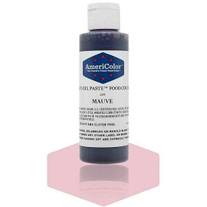 Americolor �\�t�g�W�F���y�[�X�g�H�p�F�f�A4.5 �I���X�A���[�u Americolor Soft Gel Paste Food Color, 4.5-Ounce, Mauve