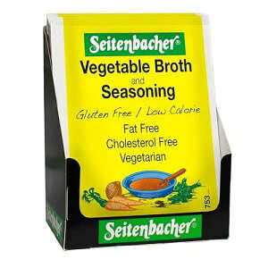 Seitenbacher ��؃X�[�v �~�b�N�X - �p�P�b�g�A0.80 �I���X �p�b�P�[�W (12 �p�b�N) Seitenbacher Vegetable Broth Mix - Packets, 0.80-Ounce Packages (Pack of 12)
