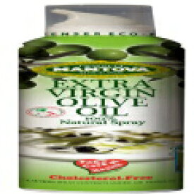 マントバエクストラバージンオリーブオイルスプレー8.5オンス。スプレーボトル-油量の管理-サラダと料理に最適、（2パック） Mantova Extra Virgin Olive Oil Spray 8.5 oz. Spray Bottle - Manage Oil Amount - Great For Salads & Cooking, (Pack