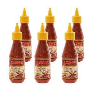 MW Polar Sriracha Chili Sauce 7.5 oz (Pack of 6), Hot Sauce for Pho, Breakfast, Eggs & Toast, Sandwich, Taco, Sushi, Spicy Mayo, No Artificial Colors