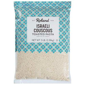 Roland Foods Israeli Couscous Toasted Pasta, Specialty Imported Food, 5 Pound Bag, Pack of 1