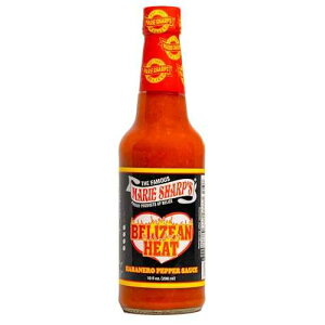 Marie Sharp's Marie Sharp�fs Belizean Heat Habanero Pepper Sauce, 10 oz | Extra Hot Gourmet Hot Sauce from Belize | All-Natural, No Artificial Preservatives | Bold Flavor with Fiery Kick