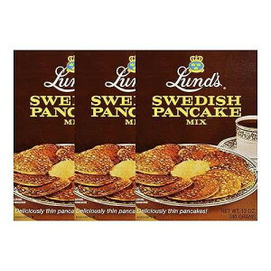 Lunds Lund�fs Swedish Pancake Mix, Deliciously Thin & Light Pancakes, 12 oz, Traditional Scandinavian Recipe - Easy Mix for Breakfast or Brunch [Pack of 3]