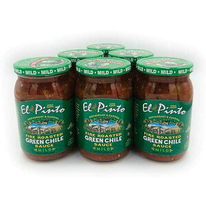 El Pinto Green Chile Sauce, Mild, 16 Ounce (Pack of 6)