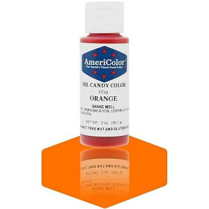 �I�����W�I�C���x�[�X�̃L�����f�B�[�J���[ 2�I���X by Americolor Orange Oil-Based Candy Color 2 Ounces by Americolor