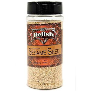 It's Delish Gourmet Toasted Sesame Seeds by Its Delish, 9 Oz. Medium Jar