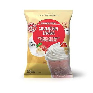 Big Train Strawberry Banana Blended Creme Beverage Mix, 3.5 Pound (Pack of 1)
