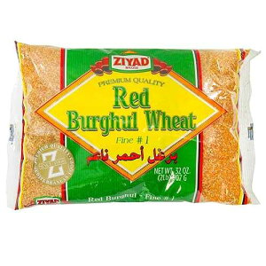 Ziyad Red Wheat Bulgur ? Fiber-Rich Whole Grain, Nutty Flavor & Chewy Texture ? Ideal for Tabbouleh, Kibbeh, Curries, Soups & Salads ? Easy 30-Minute Prep, Vegan - No.1, 32 oz