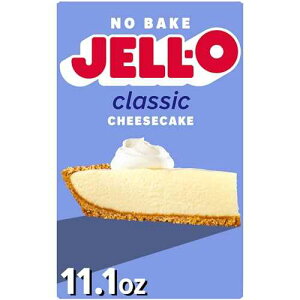 Jell-O No Bake Classic Cheesecake Dessert Kit with Filling Mix & Crust Mix (6 ct Pack, 11.1 oz Boxes)