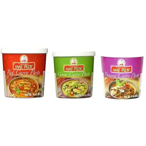 Mae Ploy Red Curry Paste, Green Curry Paste and Panang Curry Paste Set. Great Cooking Gift. TastePadThai Mae Ploy Red Curry Paste, Green Curry Paste and Panang Curry Paste Set. Great Cooking Gift.