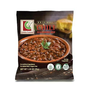Little's Cuisine Original Chili Seasoning Mix (Case of 8) Non-GMO, Sugar-Free, Kosher, Gluten-Free