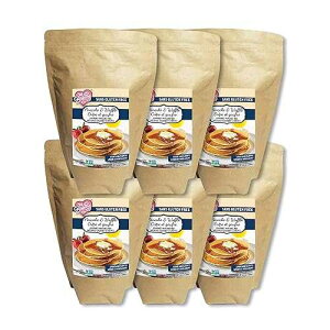 XO Baking Co. Gluten Free Gourmet Pancake & Waffle Mix; Non-GMO; Kosher; Rice Free; Peanut Free; Soy Free; Dairy Free; No Preservatives; No Artificial Flavors or Colors, 3.5 lbs (Pack of 6)