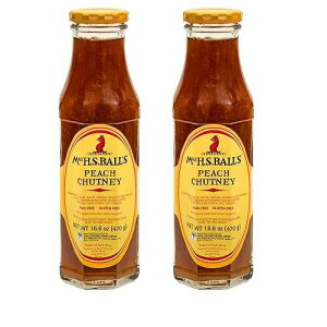 MRS H.S.BALL'S Mrs Balls Peach Chutney (2 x 470g Pack)