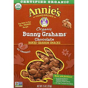 Annie's Homegrown Organic Chocolate Bunny Graham Snacks, 7.5 oz. Box (Pack of 12)