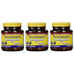 Fleischmann's Yeast for Bread Machines, 4-Ounce Jars (Pack of 3)