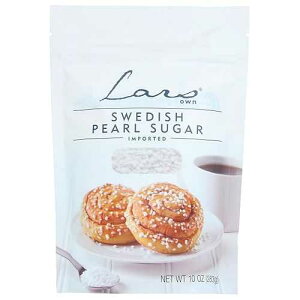 Lars' Own �X�E�F�[�f���Y�p�[���V���K�[�A10�I���X�p�b�P�[�W (6�p�b�N) Lars' Own Swedish Pearl Sugar, 10-Ounce Packages (Pack of 6)
