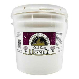 Raw Honey 1 Gallon Bucket- 12 Lbs. Pail Honey, Unfiltered, Unpasteurized, Unblended, Bulk, No Additives, Spreadable Creamy Honey from Our Beekeepers Hives Sleeping Bear Farms Raw Honey 1 Gallon Bucket- 12 Lbs. Pail H