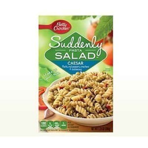 Betty Crocker, Suddenly Salad, Pasta Caesar, 7.25oz Box (Pack of 4)