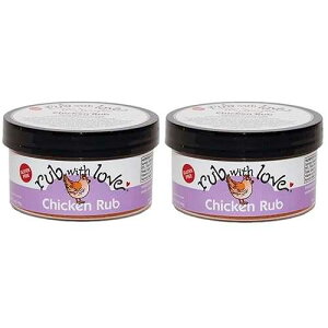 �g���E�_�O���X���u���u�E�E�B�Y�E���u�v�i�`�L���A3.5�I���X - 2�r�j Rub with Love by Tom Douglas (Chicken, 3.5 oz - 2 Jars)