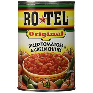 Ro Tel �I���W�i���g�}�g�_�C�X�O���[���`���A10�I���X�A(4�p�b�N) RO*TEL Ro Tel Original Tomato Diced Green Chili, 10 Ounce, (Pack Of 4)