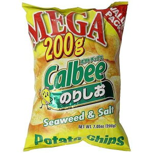 �J���r�[ �C�����|�e�g�`�b�v�X�A7.05�I���X Calbee Seaweed and Salt Potato Chips, 7.05 Ounce