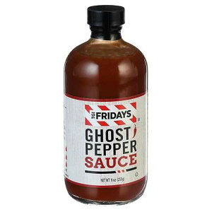 TGI �t���C�f�[�Y �S�[�X�g�y�b�p�[�\�[�X�A9 �I���X�{�g�� T.G.I. Friday's TGI Fridays Ghost Pepper Sauce, 9 Ounce Bottle