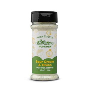Amish Country Popcorn | Sour Cream and Onion Popcorn Seasoning - 4.7 oz | Old Fashioned, Non-GMO and Gluten Free (4.7 oz)