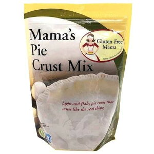 6054 Gluten Free Mamas Pie Crust Mix 18 oz. Bag. Light and Flaky - Certified Gluten Free Ingredients - All Purpose - Safe for Celiac Diet - Easy to Store