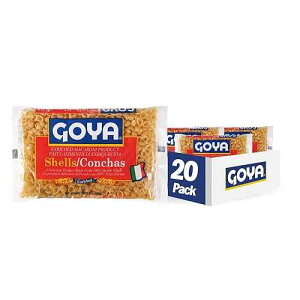 Goya Foods �R���`��/�V�F���p�X�^�A7�I���X (20�p�b�N) Goya Foods Conchas/Shell Pasta, 7-Ounce (Pack of 20)