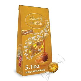 린트 린도르 캐러멜 밀크 초콜릿 트러플, 코셔, 145g Lindt LINDOR Caramel Milk Chocolate Candy Truffles, Milk Chocolate with Smooth, Melting Truffle Center, 5.1 oz. Bag