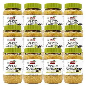 �o�f�B�A �I���[�u�I�C���Ђ��j���j�N�݂���؂�A16�I���X�i12�p�b�N�j Badia Minced Garlic in Olive Oil, 16 Ounce (Pack of 12)