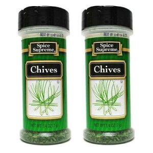 �X�p�C�X �V���v���[�� �V�[�Y�j���O: �`���C�u (2 �p�b�N) 0.25 �I���X �T�C�Y Spice Supreme Seasonings: Chives (Pack of 2) .25 oz Size