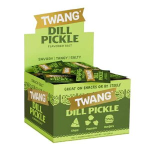 Twangerz �X�i�b�N�g�b�s���O�A�s�N���X�A1 �O�����p�P�b�g (200 �p�b�N) Twangerz Snack Topping, Pickle, 1 Gram Packets (Pack of 200)