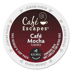 Cafe Escapes Cafe Mocha, K-Cup Portion Pack for Keurig Brewers, 24-Count