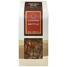 フィラデルフィア キャンディーズ 自家製カシュー ブリトル、8 オンスのギフトバッグ Philadelphia Candies Homemade Cashew Brittle, 8-ounce Gift Bag